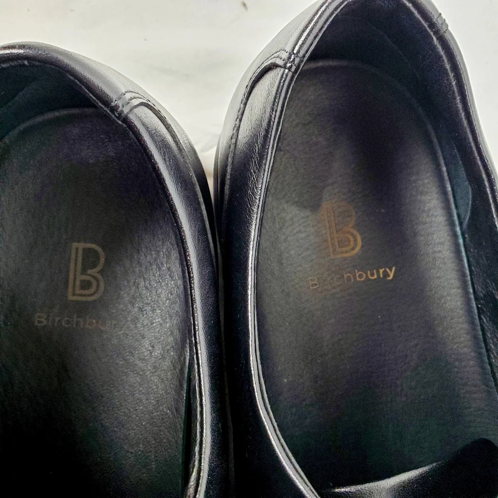 Birchbury Rockwell Black‎ Leather Barefoot Dress Shoe